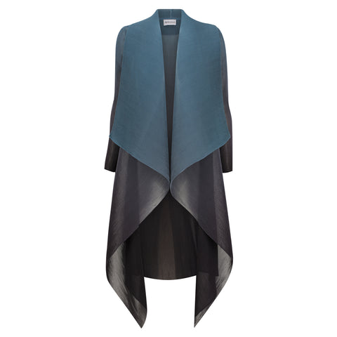 ALQUEMA - Blue Steel To Graphite Collare Coat - AC2404