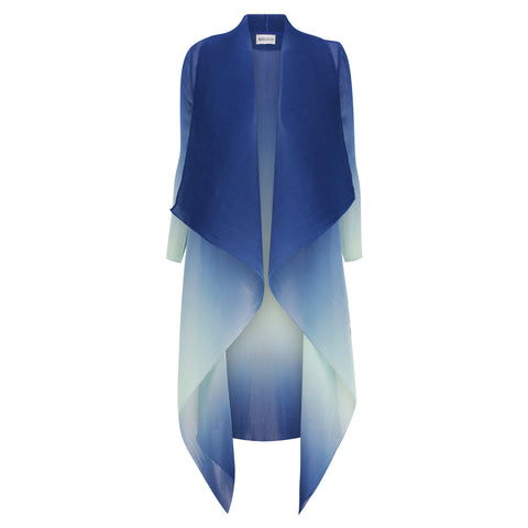 ALQUEMA - Blue Aqua Quartz Collare Coat - AC2404