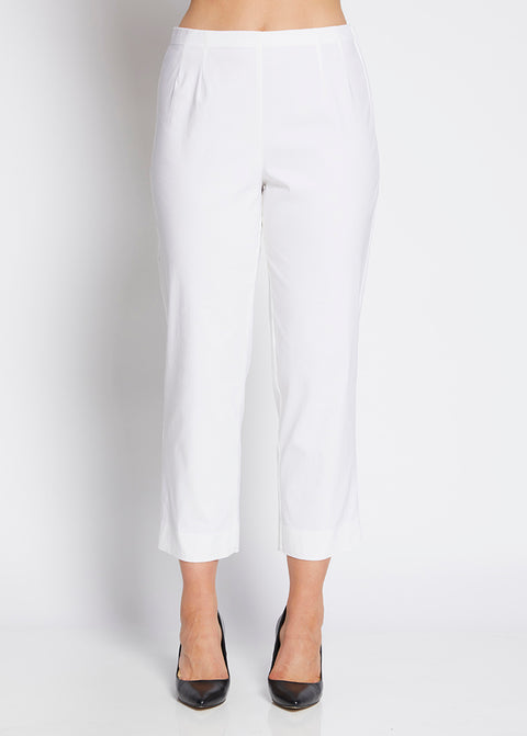 PHILOSOPHY - White Wow 7/8 Classic Zip Pant