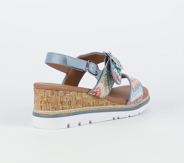BAY LANE - Ranch Multi Raffia Sandal