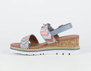 BAY LANE - Ranch Multi Raffia Sandal