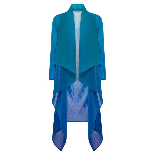 ALQUEMA - Blue Bird/Dazzling Collare Coat - AC2024 – Curation Boutique