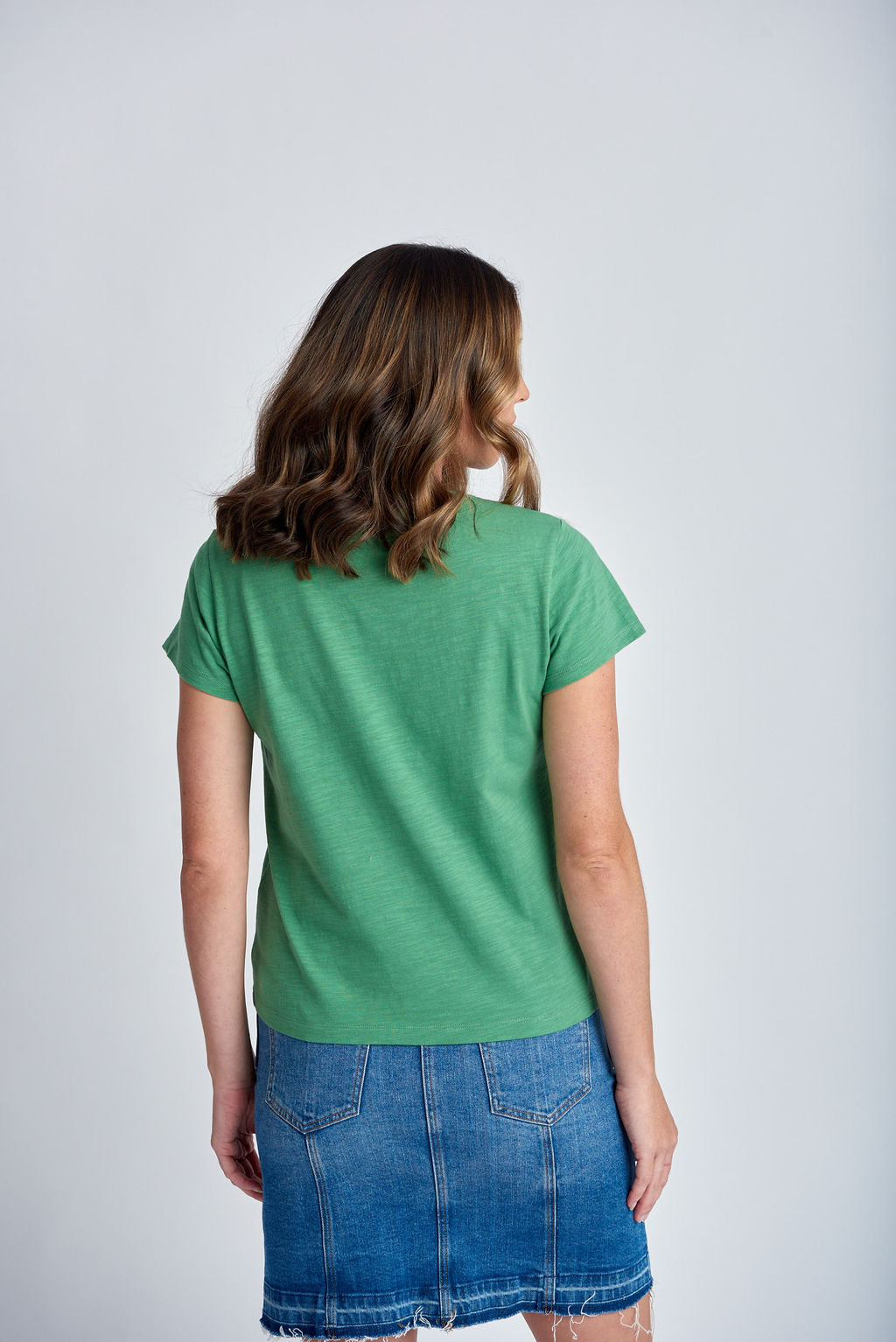 Cloth+Paper+Scissors Plain 3/4 Sleeve Tee