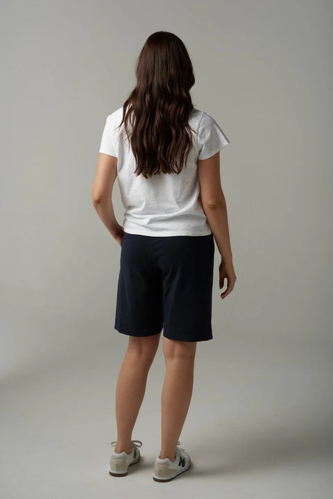 CLOTH PAPER SCISSORS - Parisian Navy Slub Shorts - C1566