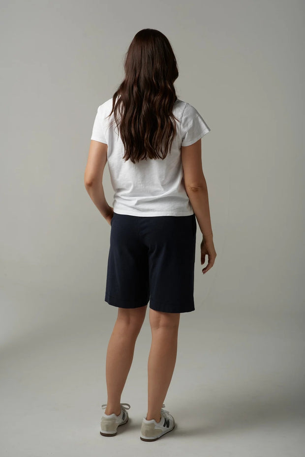 CLOTH PAPER SCISSORS - Parisian Navy Slub Shorts - C1566