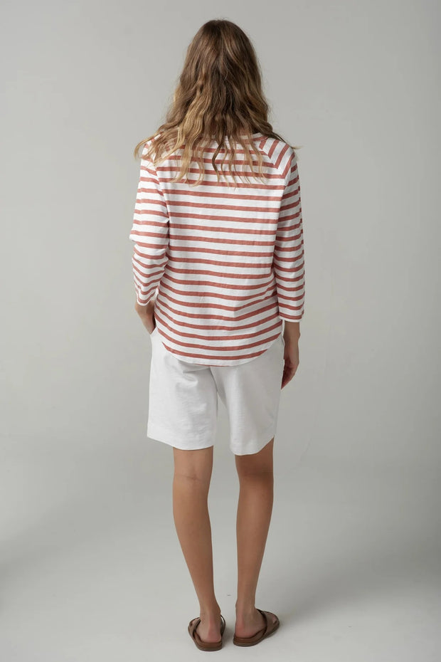 CLOTH PAPER SCISSORS - White Slub Shorts - C1566