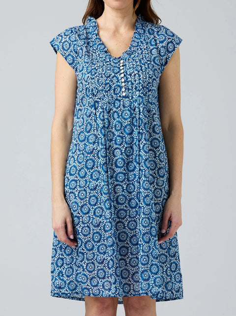 CAKE - Blue White Circle Darling Dress - 59011