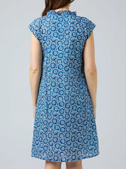 CAKE - Blue White Circle Darling Dress - 59011