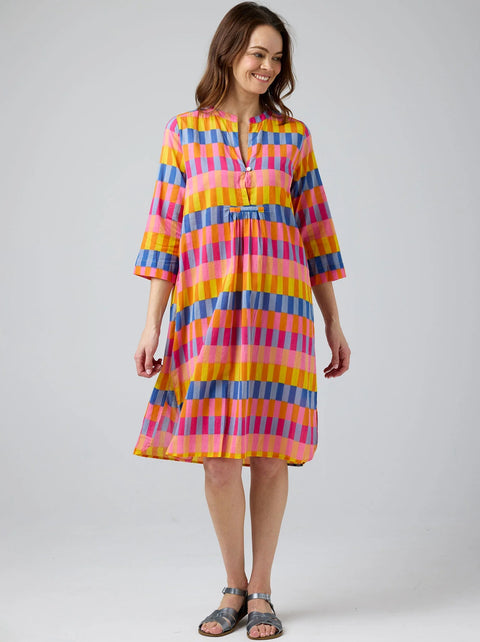 CAKE - Pink Block Seasonal Dress - 59032