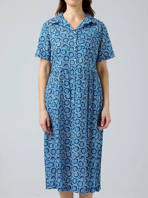 CAKE - Blue White Circle City Dress - 59042