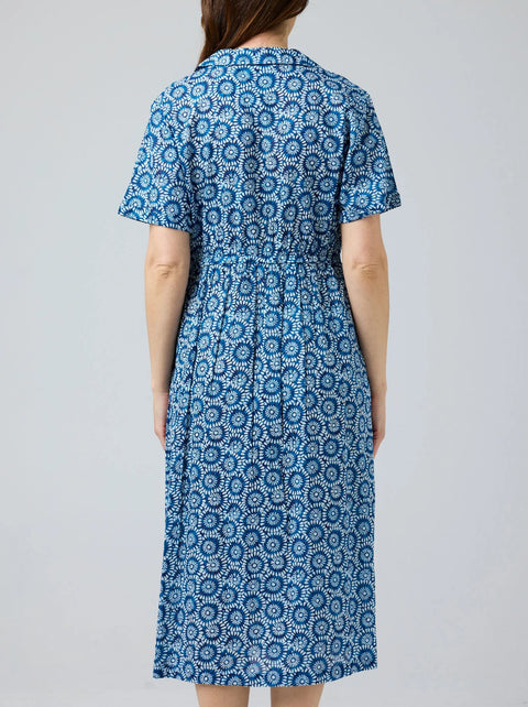 CAKE - Blue White Circle City Dress - 59042