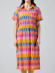 CAKE - Pink Block City Dress - 59042