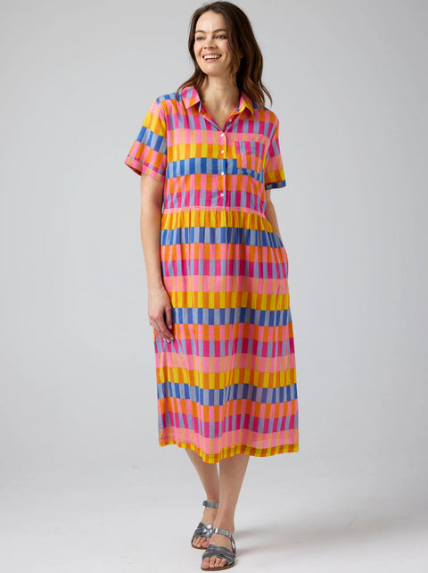 CAKE - Pink Block City Dress - 59042