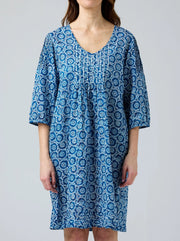 CAKE - Blue White Circle Sally Dress - 59047