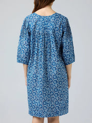 CAKE - Blue White Circle Sally Dress - 59047