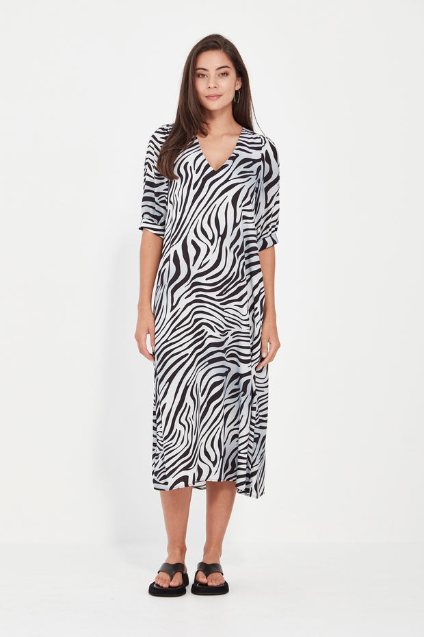 VERGE - Casey Print Dress - 9987BR