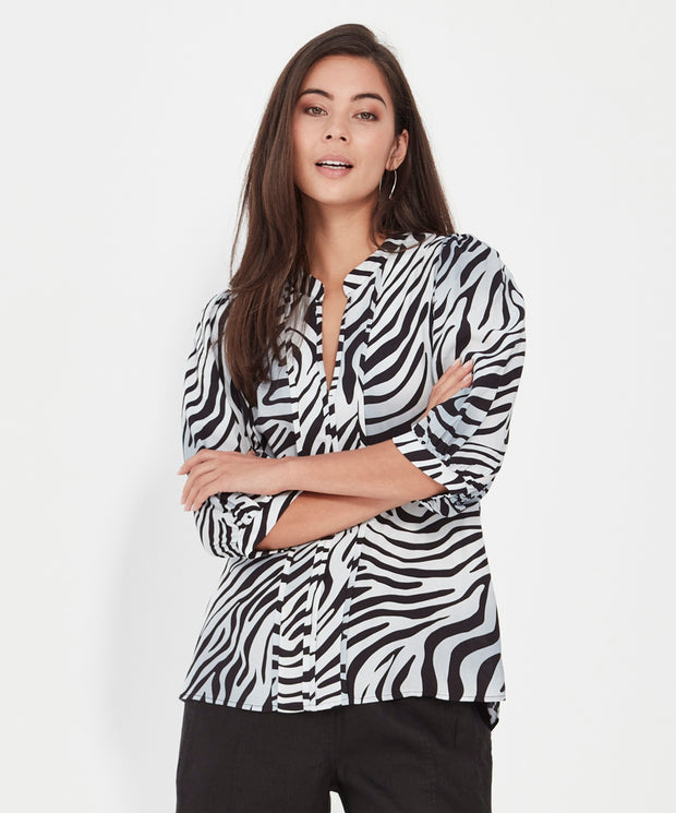 VERGE - Casey Print Top - 9988BR