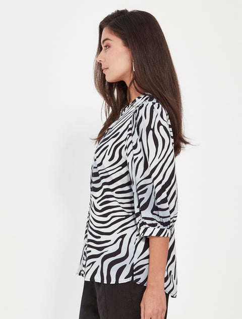 VERGE - Casey Print Top - 9988BR