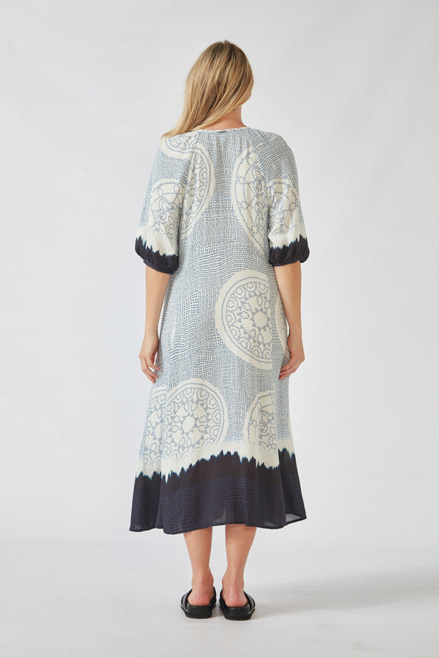 VERGE - Blue Print Coya Dress - 9521WT