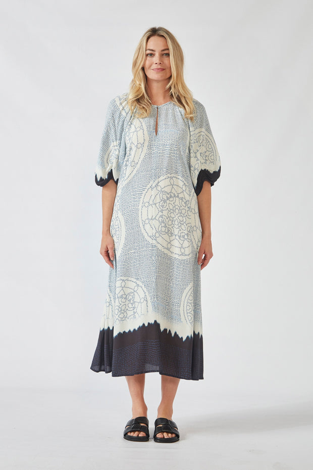 VERGE - Blue Print Coya Dress - 9521WT