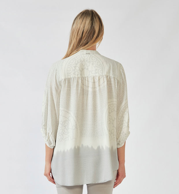 VERGE - Pumice Print Coya Blouse - 9523WT