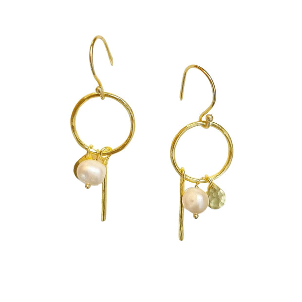 ZODA - Brinley Brass Earring Gold - E1232GOLD