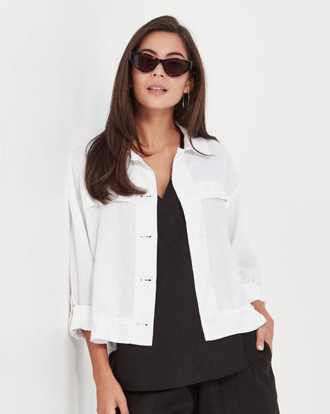 VERGE - White Echo Jacket - 9925BR