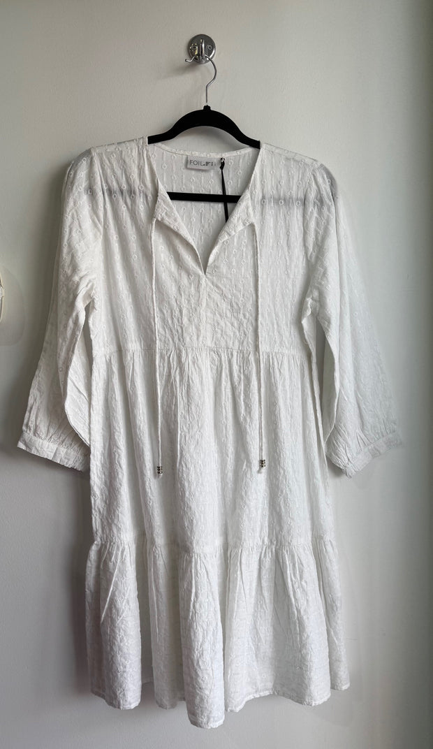 FOIL - White Texture Best Exotic Dress - FO7877
