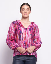 FOIL - Illusions Get Your Frills Blouse - FO8084