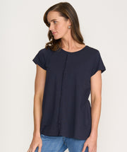 FOIL - True Navy Frill Factor Tee - FO8172