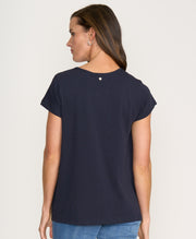 FOIL - True Navy Frill Factor Tee - FO8172