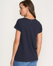 FOIL - True Navy Frill Factor Tee - FO8172