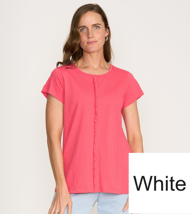FOIL - White Frill Factor Tee - FO8172
