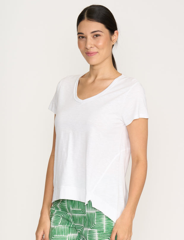 FOIL - White Split Decision Tee - FO8176