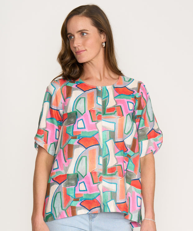 FOIL - Colour Fusion Delightful Top - FO8242