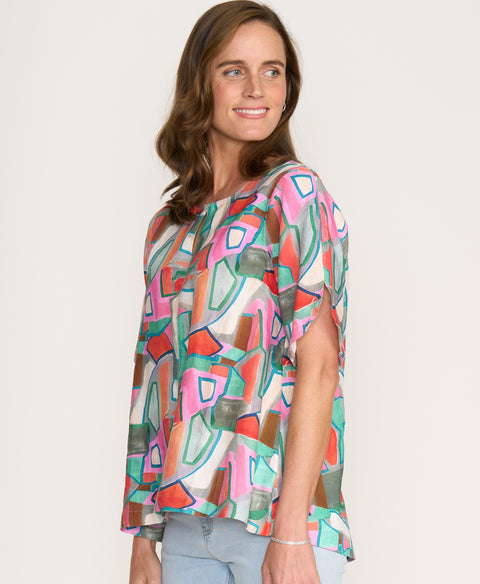 FOIL - Colour Fusion Delightful Top - FO8242