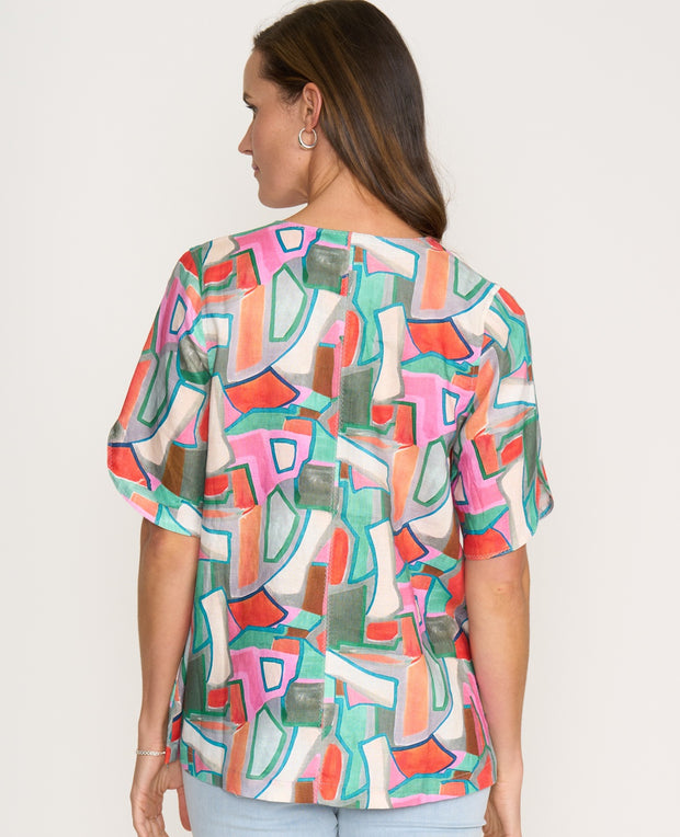 FOIL - Colour Fusion Delightful Top - FO8242