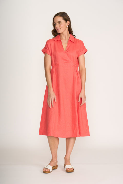 FOIL - Melon Wrap Dreams Dress - FO8243