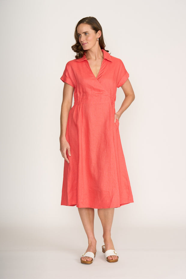 FOIL - Melon Wrap Dreams Dress - FO8243