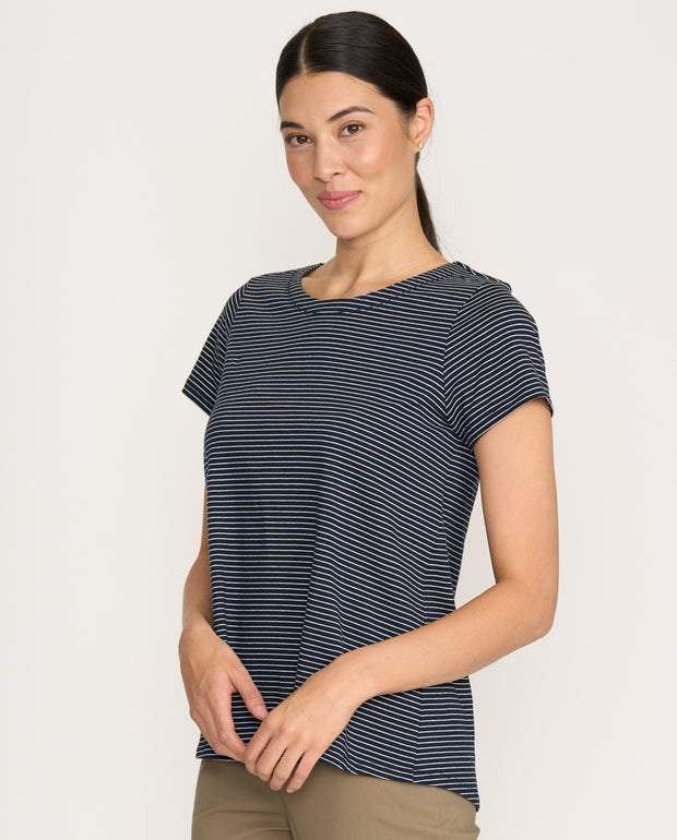 FOIL - Nauti Stripe Sway Better Tee - FO8348