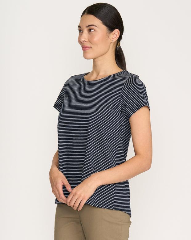 FOIL - Nauti Stripe Sway Better Tee - FO8348