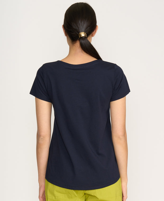 FOIL - True Navy Sway Better Tee - FO8348