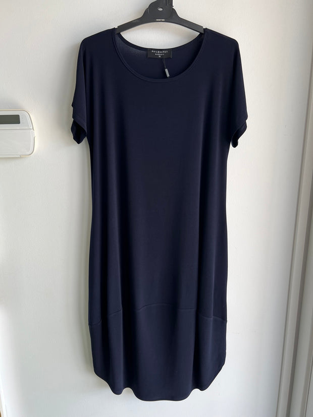 PHILOSOPHY - Ink Fizz Short Sleeve Bounce Dress