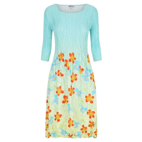 ALQUEMA - Flower Valley 3/4 Sleeve Smash Pocket Dress - ADC544