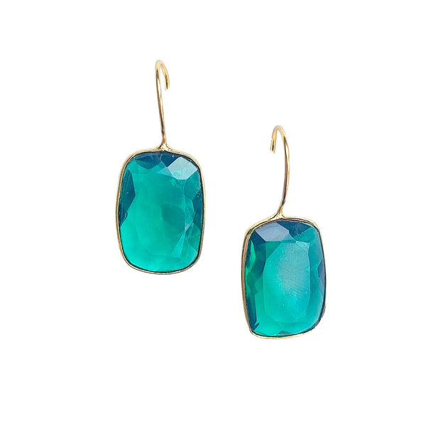 ZODA - Janita Gem Earring Green - FJEA029853