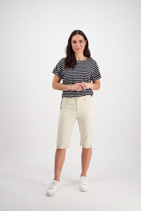 VASSALLI - Sand Poplin Straight Leg Short - H1001P