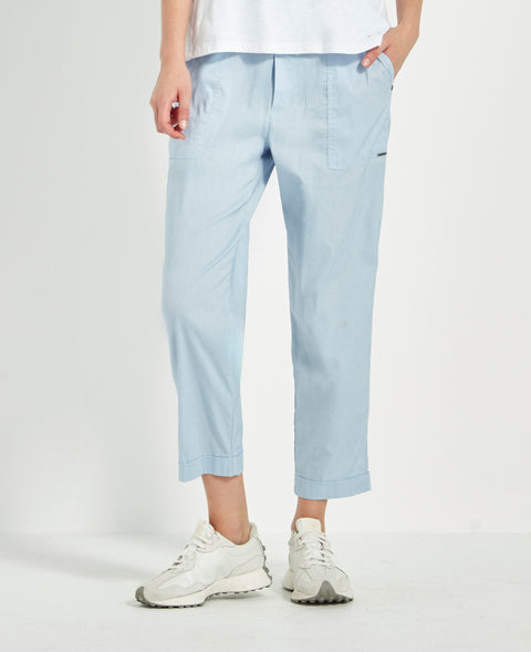 VERGE ESSEX ACROBAT PANT IN CHAMBRAY - 5621SLW