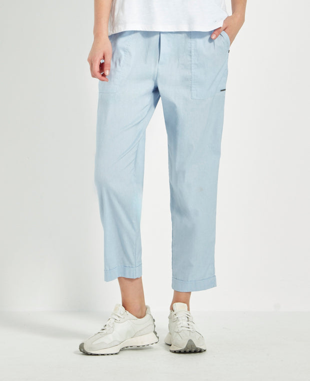 VERGE ESSEX ACROBAT PANT IN CHAMBRAY - 5621SLW