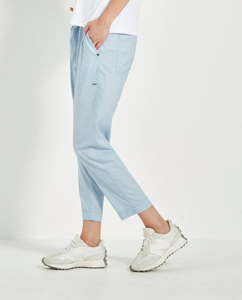 VERGE ESSEX ACROBAT PANT IN CHAMBRAY - 5621SLW