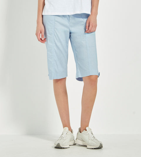 VERGE - ROLLED SHORT ACROBAT IN CHAMBRAY - 3920SLW